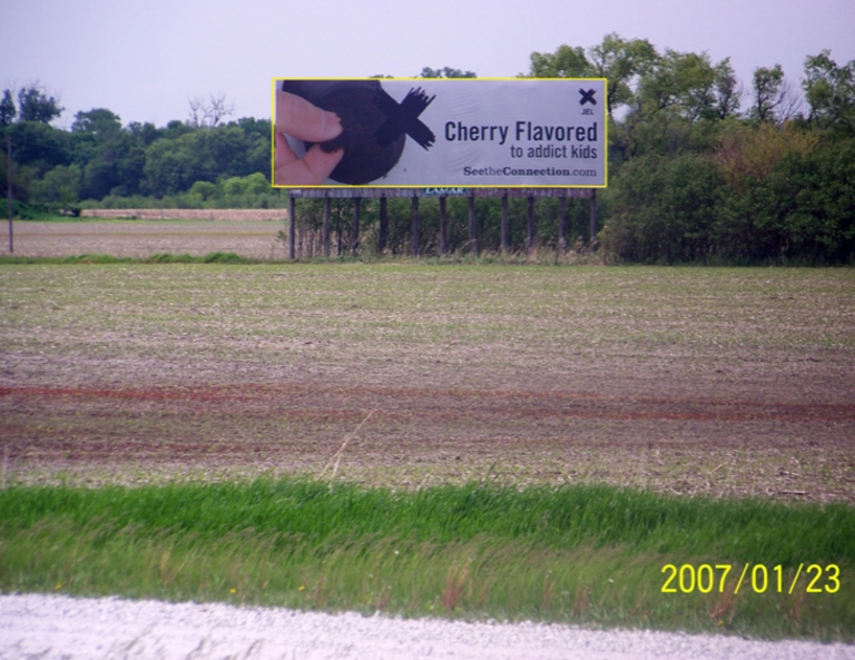 Photo of a billboard in Kimballton