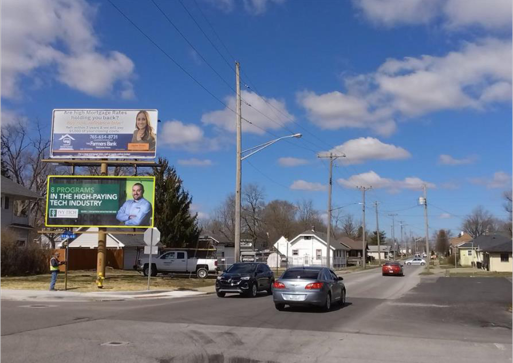 Photo of a billboard in Kirklin