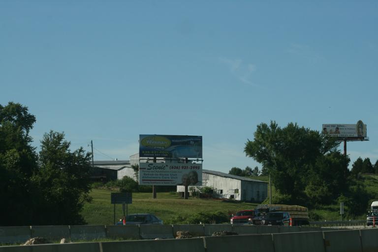 Photo of a billboard in Valmeyer