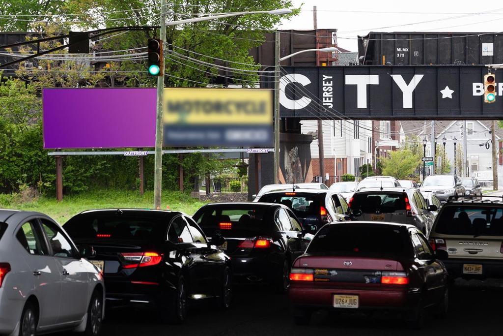 Photo of a billboard in Jersey City