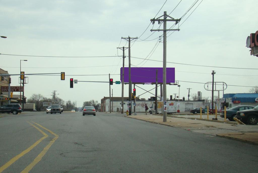 Photo of a billboard in East St Louis