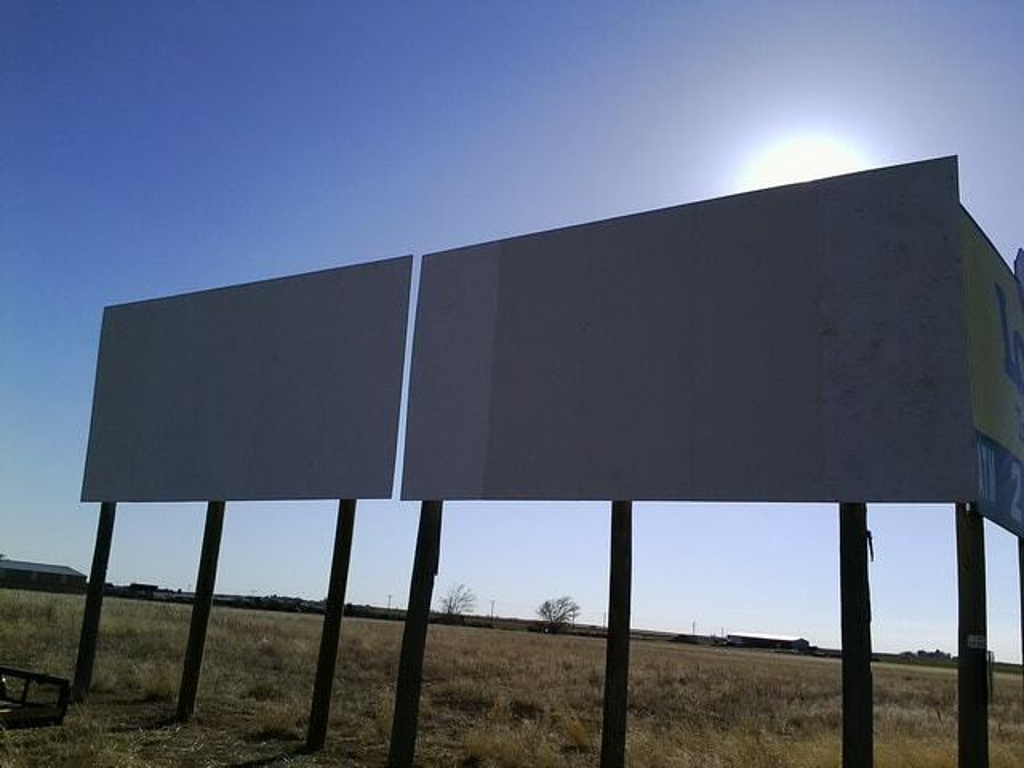 Photo of a billboard in Keyes