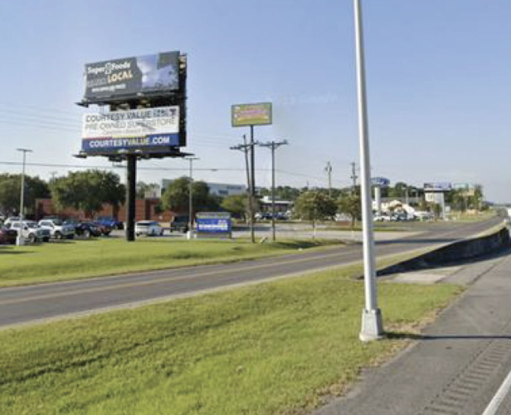Photo of a billboard in Lawtell