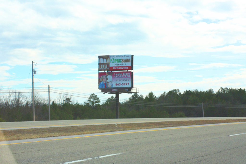 Photo of a billboard in Clarkrange