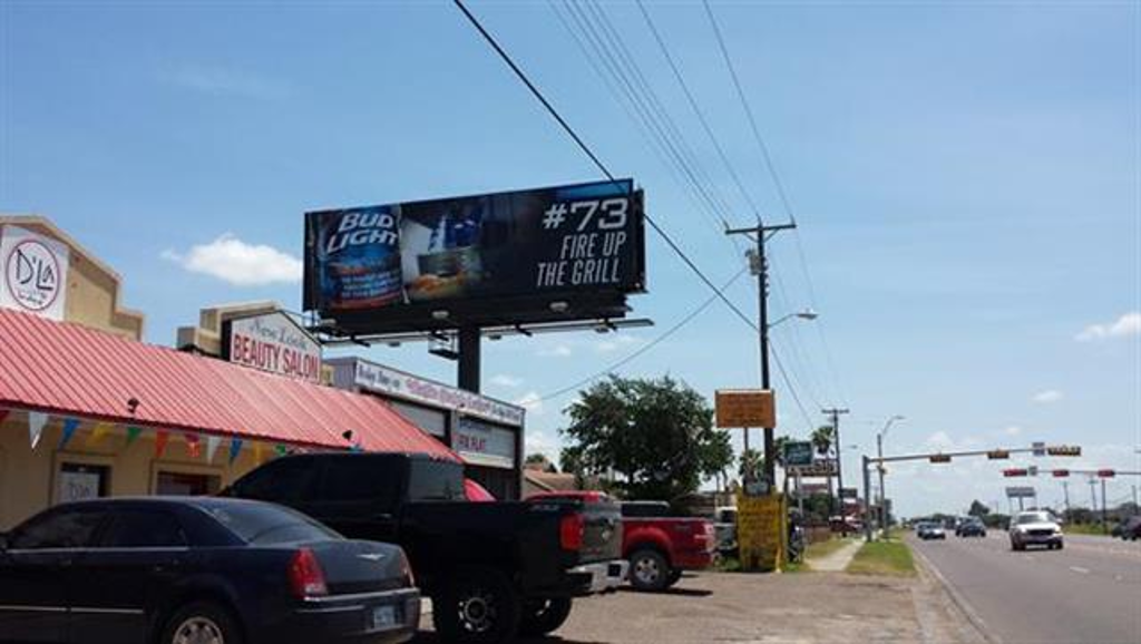 Photo of a billboard in La Villa