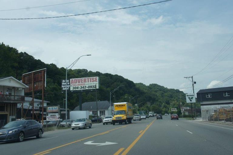 Photo of a billboard in Alum Creek
