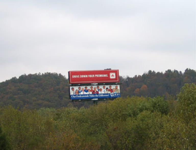 Photo of a billboard in Gay