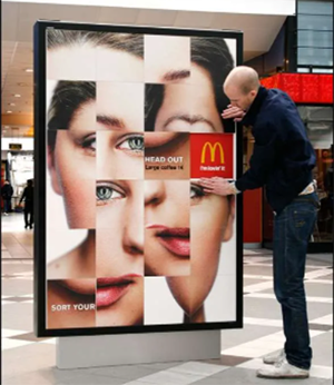 Photo via https://www.trendhunter.com/trends/mcdonalds-puzzle-billboard.