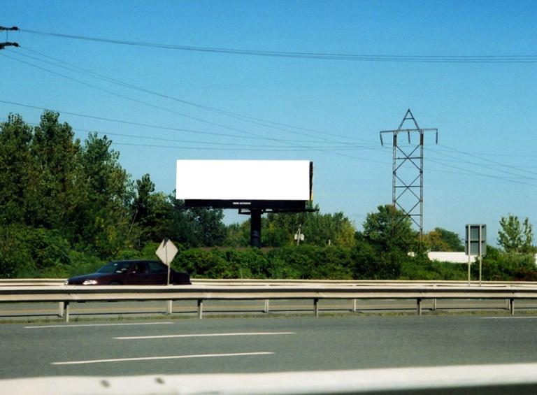 Photo of a billboard in De Witt