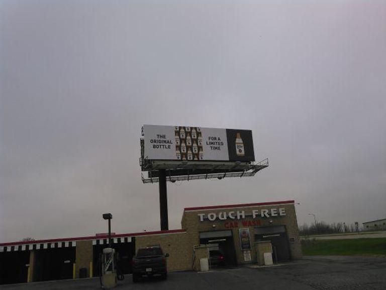 Photo of a billboard in Newburg