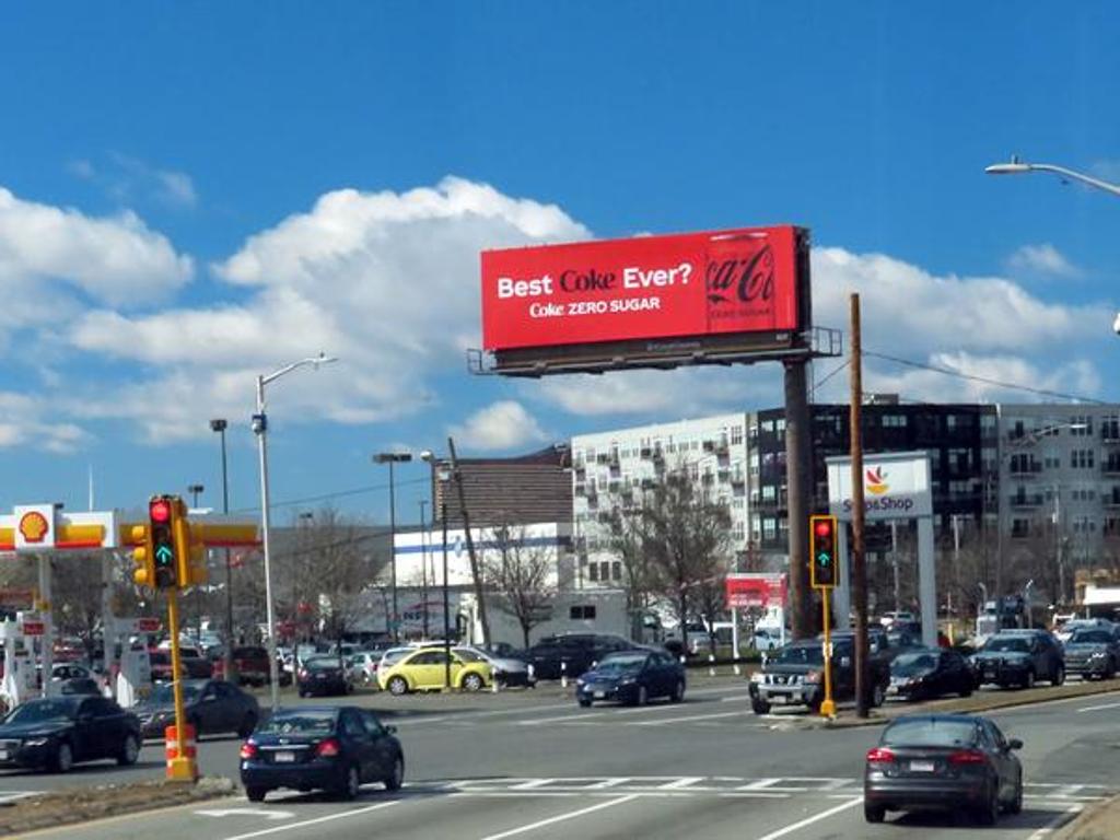 Photo of an outdoor ad in Malden