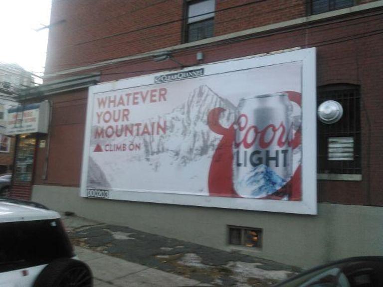 Photo of an outdoor ad in New Rochelle