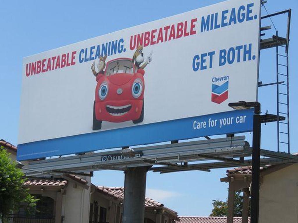 Photo of an outdoor ad in Santa Clara