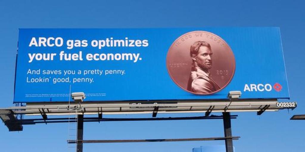 Photo of a billboard in Rocklin