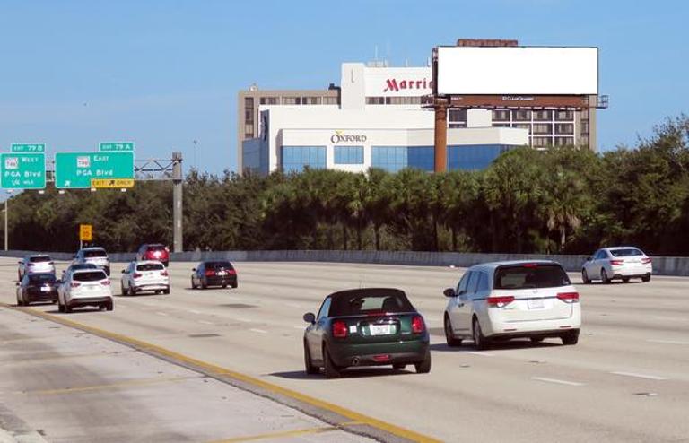 Photo of a billboard in Palm Beach Gardens