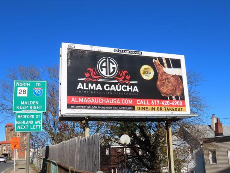 Photo of a billboard in Somerville