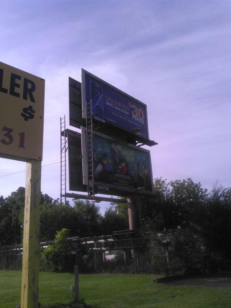 Photo of a billboard in West Chicago