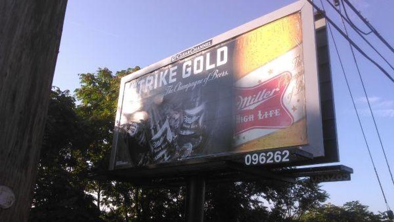 Photo of a billboard in Birchrunville