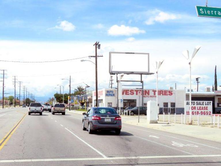 Photo of a billboard in Mojave