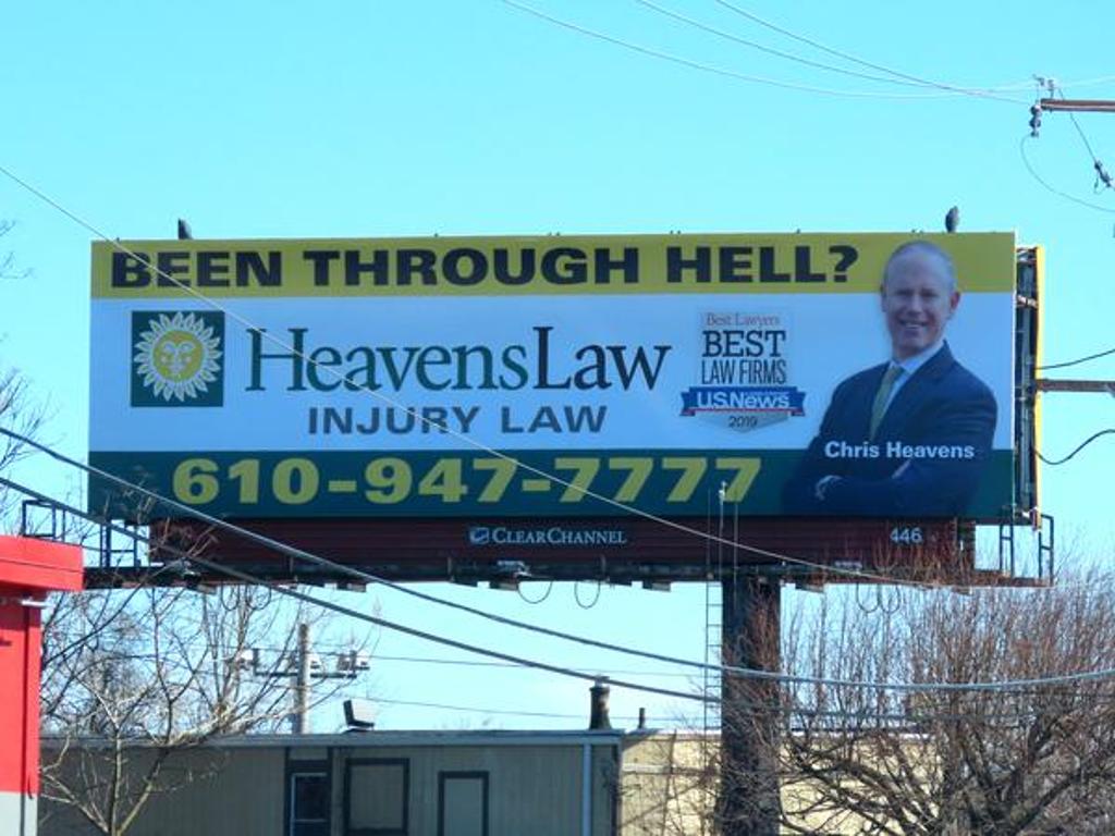 Photo of a billboard in Cheyney