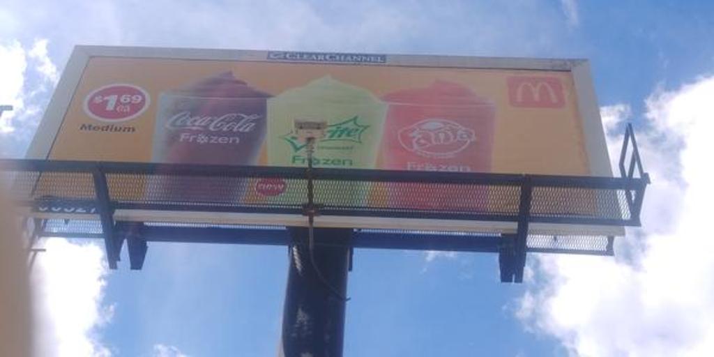 Photo of a billboard in Oswego