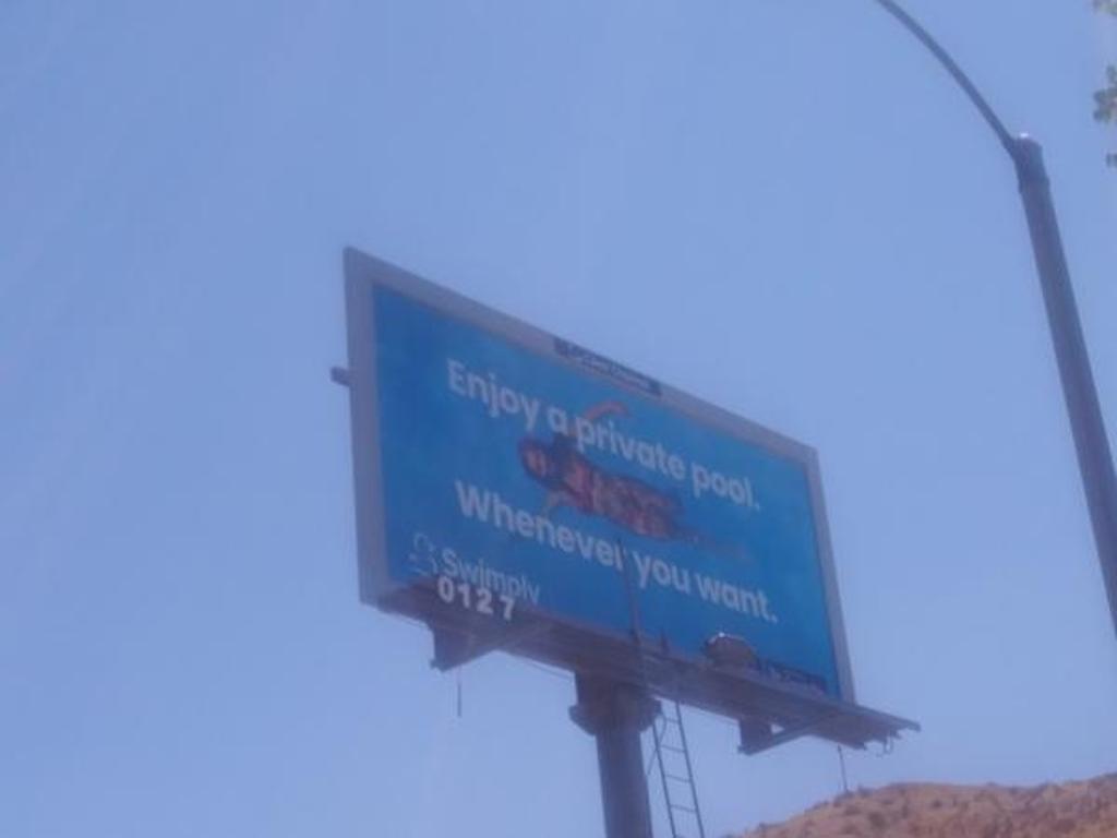 Photo of a billboard in Lake Hughes