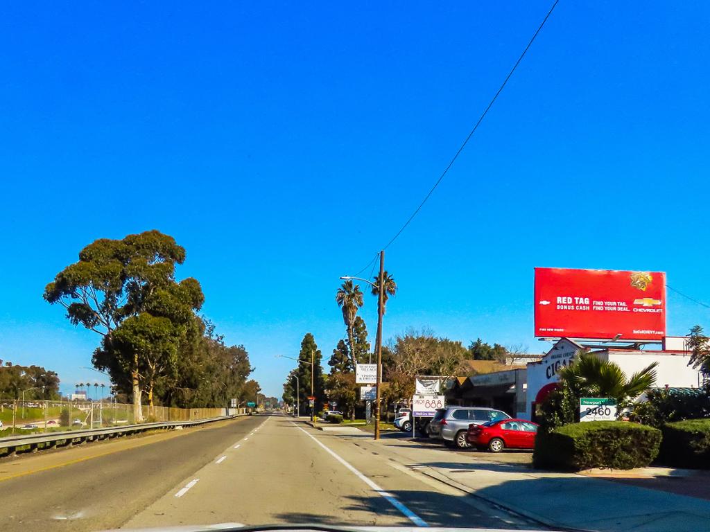 Photo of an outdoor ad in Costa Mesa