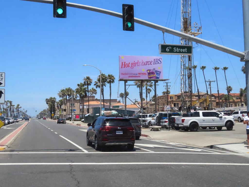 Photo of an outdoor ad in Huntington Beach