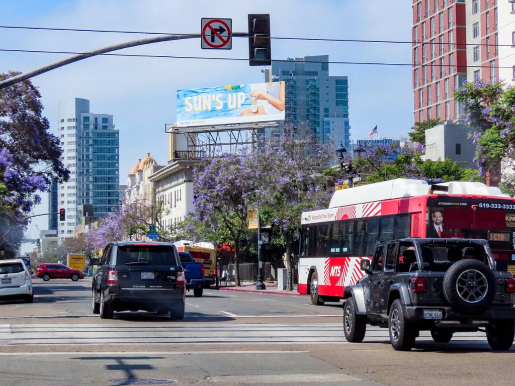 Photo of a billboard in San Diego