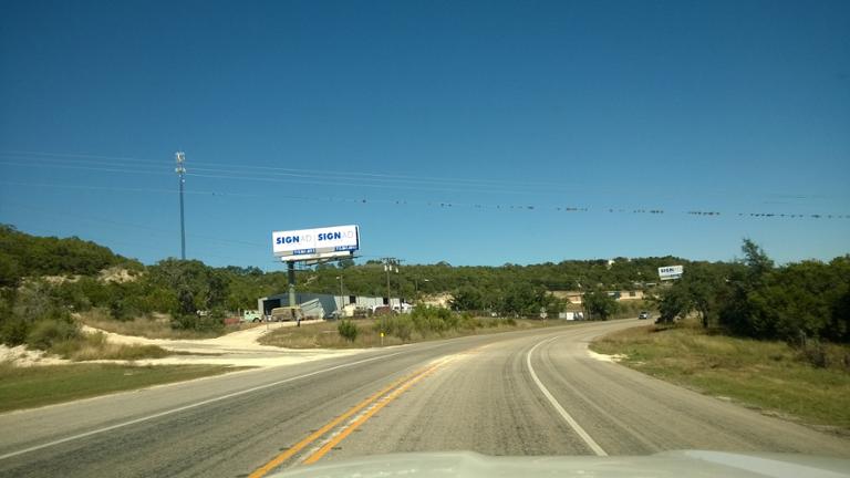 Photo of a billboard in Hunt