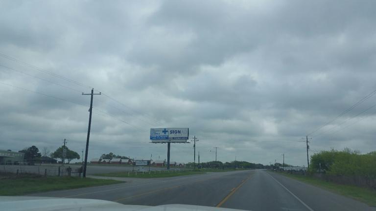 Photo of a billboard in Poth
