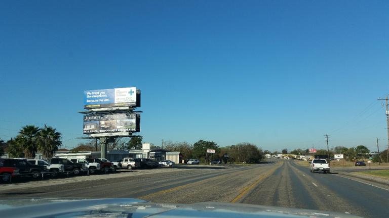 Photo of a billboard in La Vernia