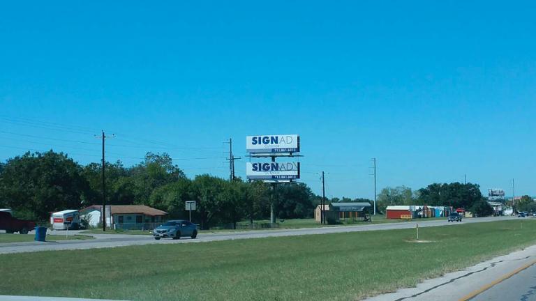 Photo of a billboard in Floresville