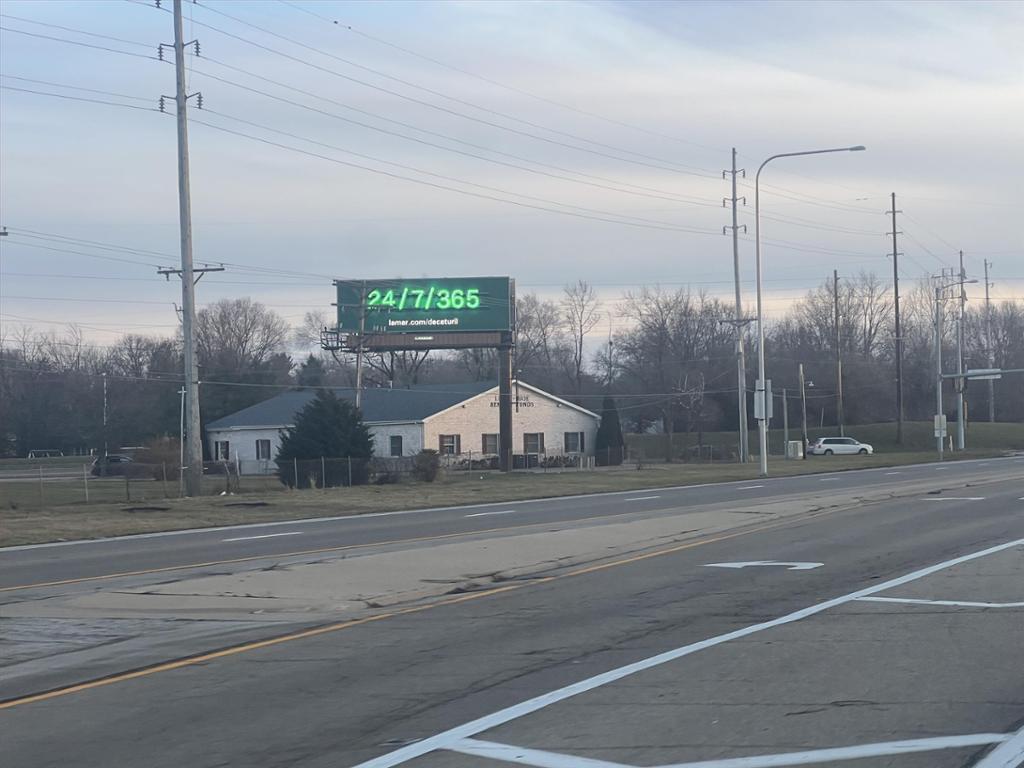 Photo of a billboard in Alexander