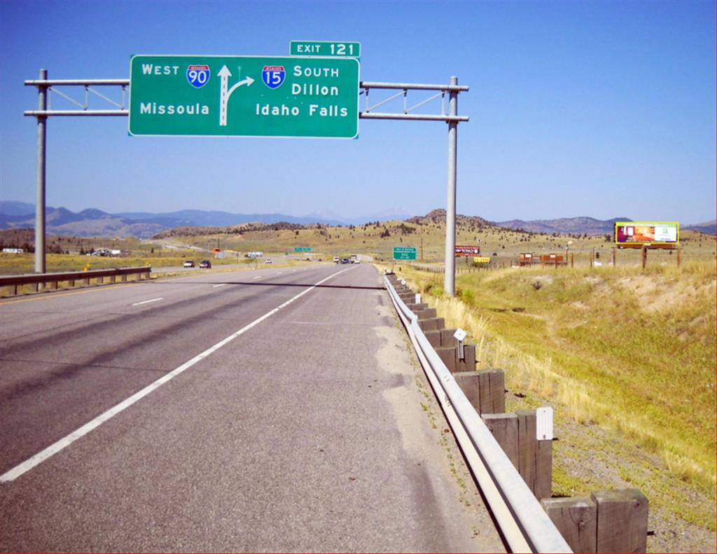 Photo of a billboard in Wise River