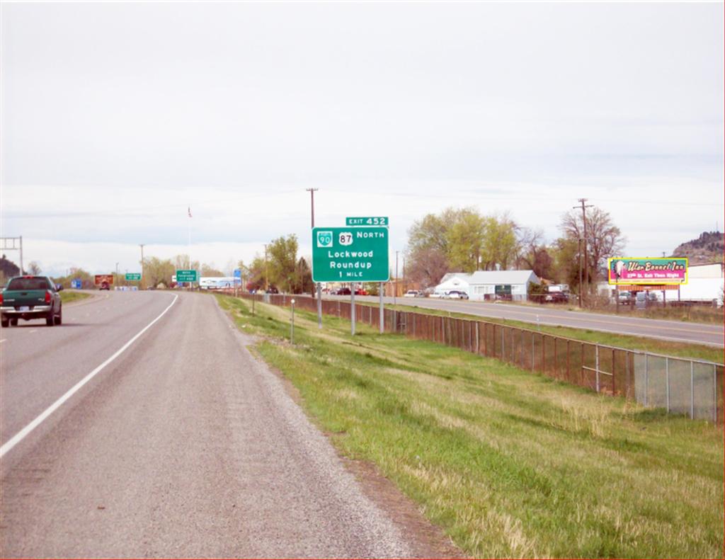 Photo of a billboard in Crow Agency