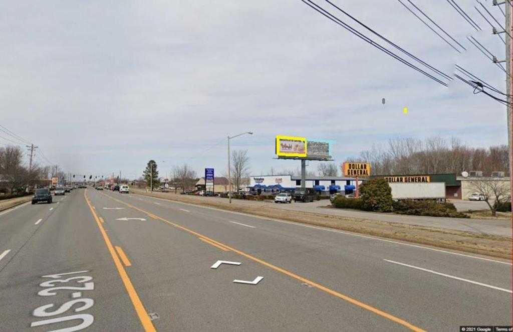 Photo of a billboard in Drake