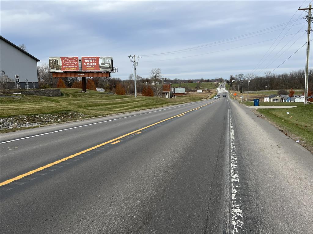 Photo of a billboard in Shipshewana