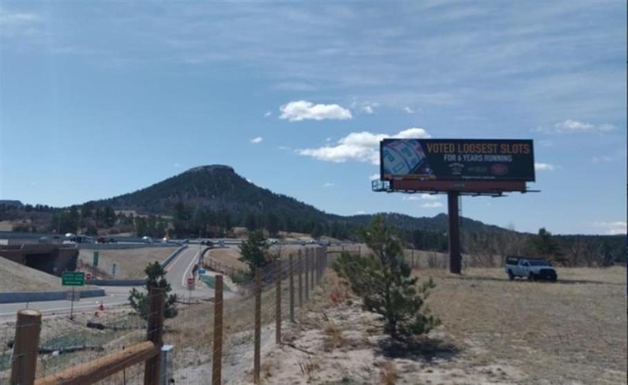 Photo of an outdoor ad in Castle Rock