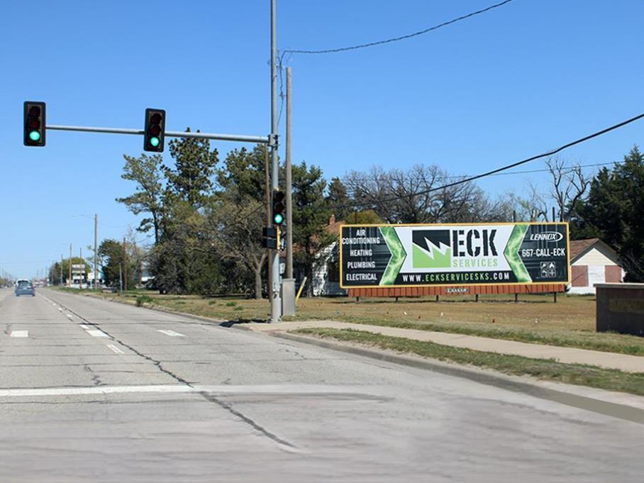 Photo of an outdoor ad in Hutchinson