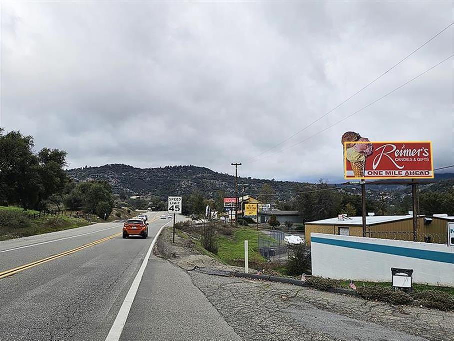 Photo of a billboard in Bass Lake