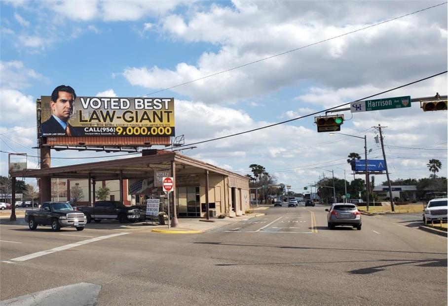 Photo of an outdoor ad in Harlingen