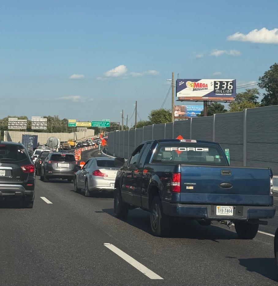 Photo of an outdoor ad in Hampton