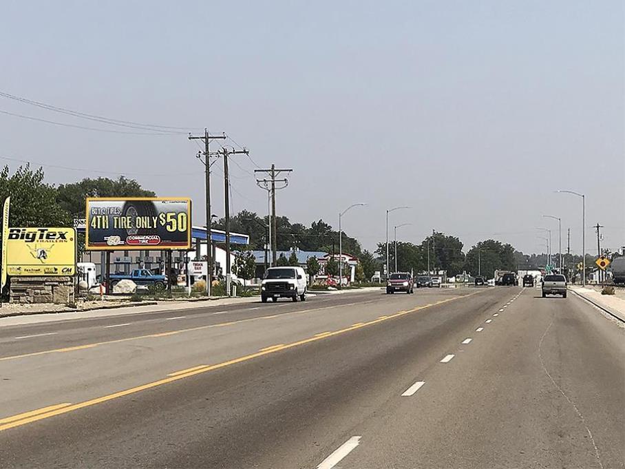 Photo of an outdoor ad in Caldwell