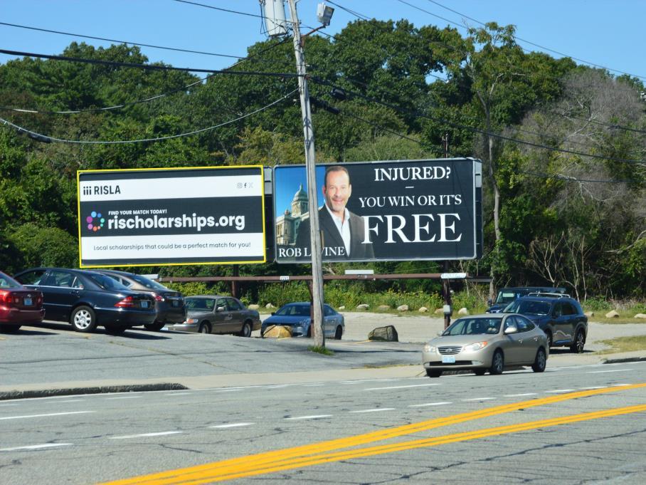 Photo of an outdoor ad in Warwick