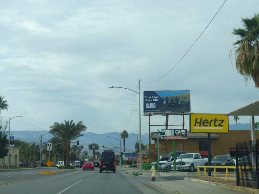 Photo of an outdoor ad in Indio