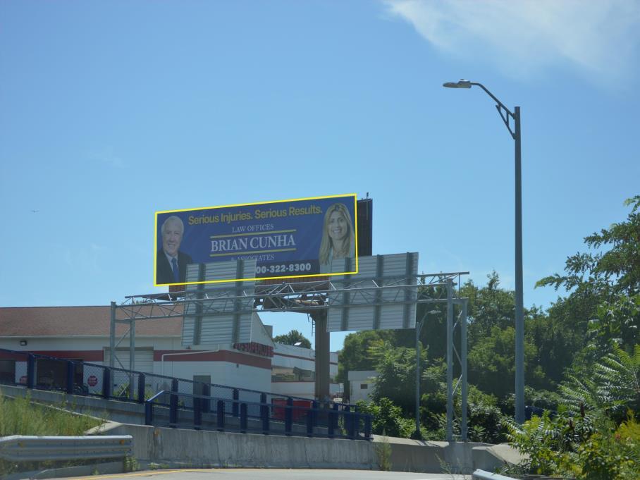 Photo of an outdoor ad in Fall River