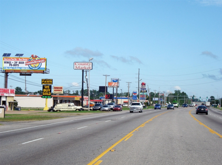 Photo of a billboard in Blanchard