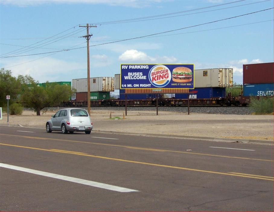 Photo of a billboard in Lukeville
