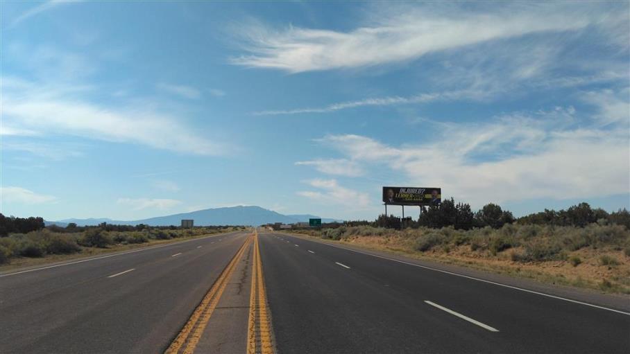 Photo of a billboard in Jemez Pueblo